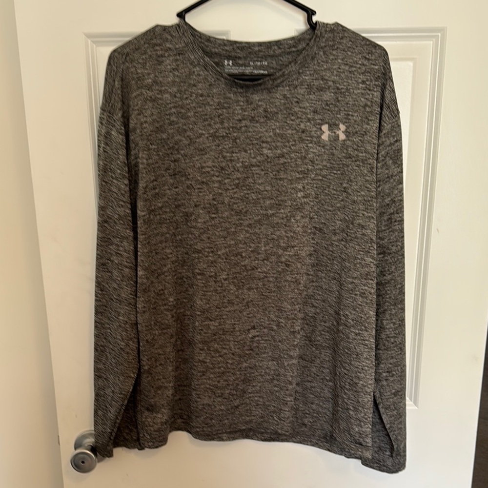 Under Armour Gray Long Sleeve Performance Tee